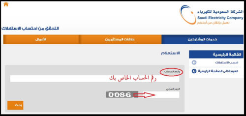 خطوات الاستعلام عن فاتورة الكهرباء