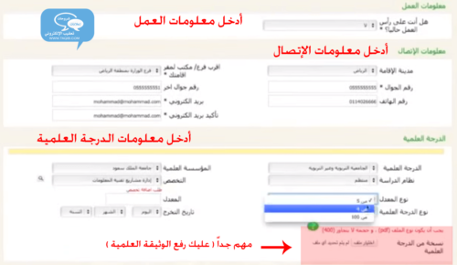 التقديم في جدارة